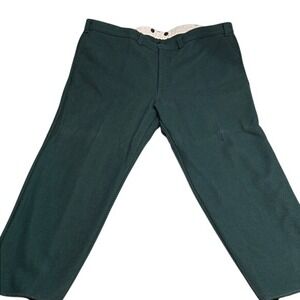 VTG. Big Bill 214 Green Wool Blend Hunting Work Pants Made in Canada Men's 52x31
